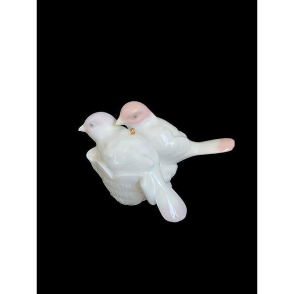 Lladro Ornament Figurine Love Birds “First Christmas Together 1993”Signed No Box - Picture 8 of 8